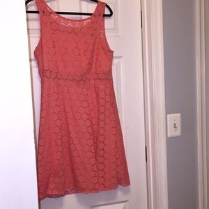 Coral homecoming dress